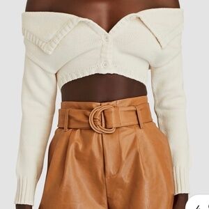Philosophy di Lorenzo Serafini off shoulder cardigan